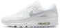Nike Air Max 90 Premium "White Metallic Silver Reflective"